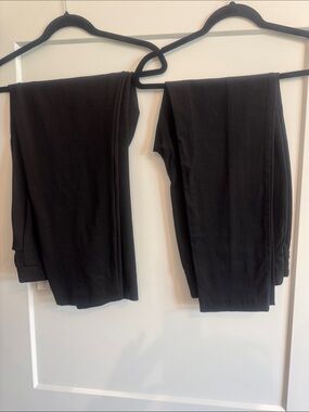 Two pair of Dress Pants - one long one cropped